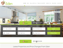 Tablet Screenshot of edenestateagents.co.uk